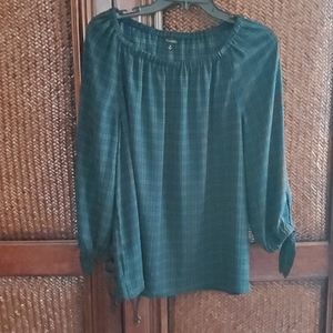 Talbots Plaid (M) Blouse